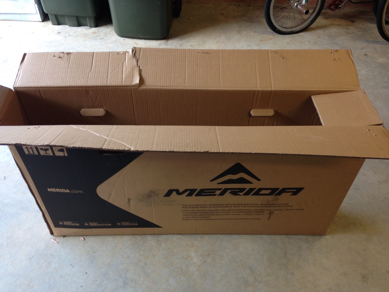 bike shipping box dimensions